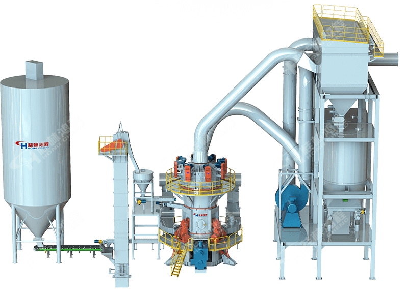 二次分級的超細(xì)立磨系統(tǒng)